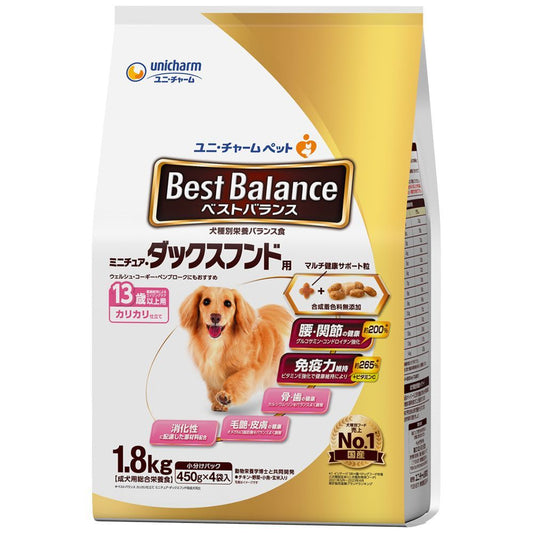 Best Balance Miniature Dachshund 13 Years and Older 1.8kg