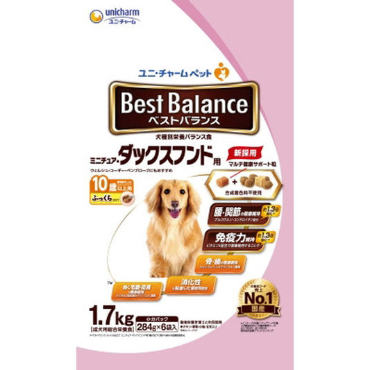 Best Balance Miniature Dachshund Formula for 10 Years and Older 1.7kg