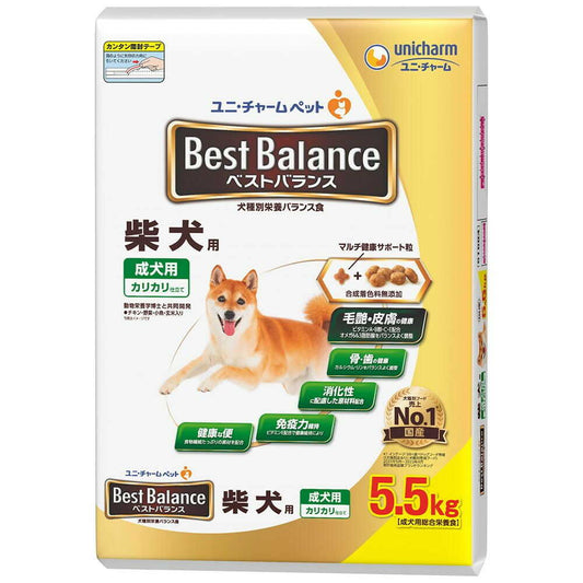 Uni-Charm Best Balance Crunchy Dog Food for Shiba Inu 5.5kg