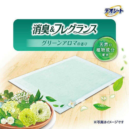 Uni-Charm Deo Sheet Deodorizing Green Aroma Regular 120 Sheets