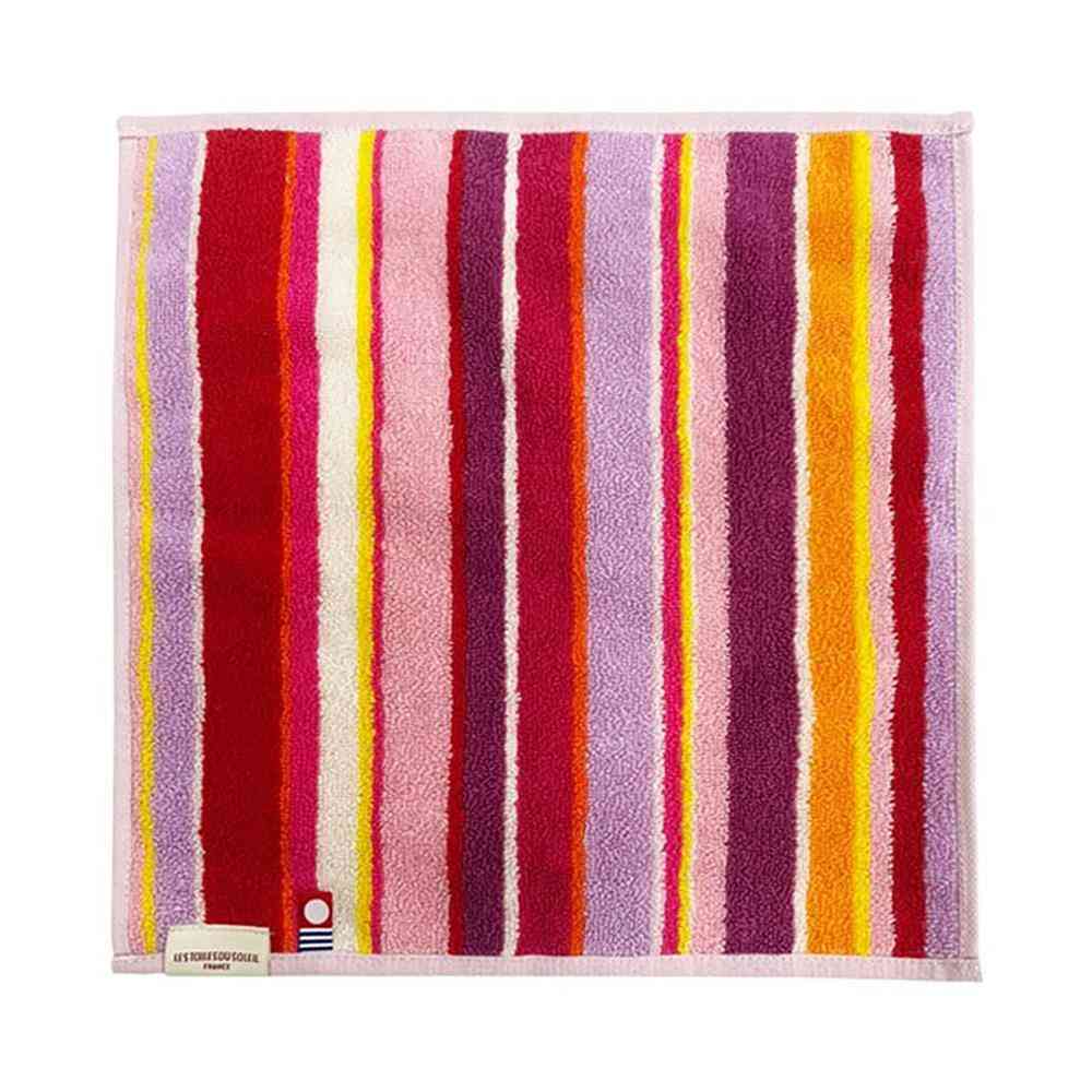 LTDSJapon Imabari Towel Handkerchief Zinnia Rouge Blanc 1 Piece