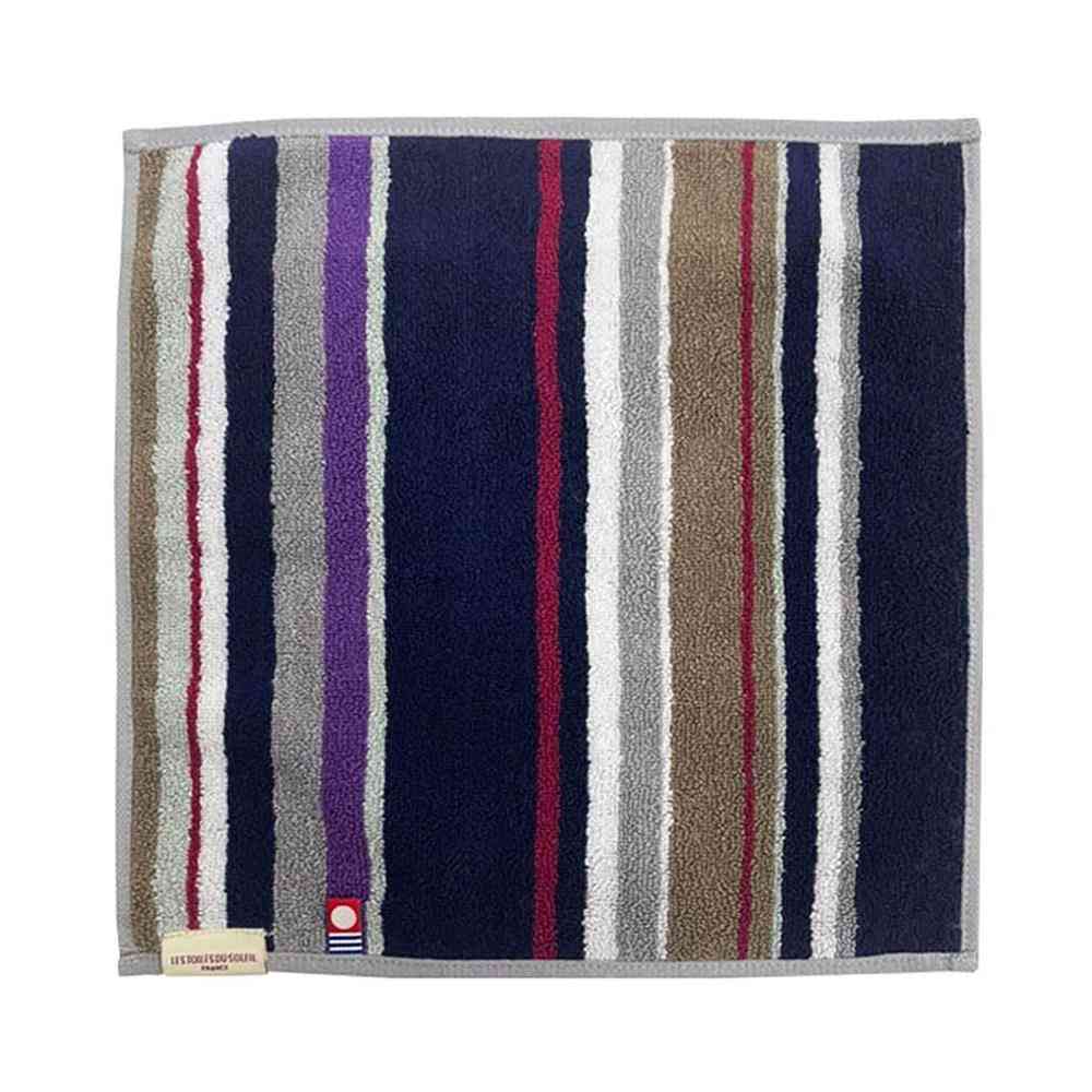 LTDSJapon Imabari Towel Handkerchief Petit Jupiter Marine Taupe 1 Piece