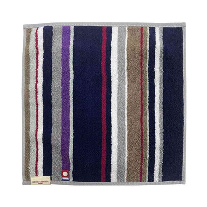 LTDSJapon Imabari Towel Handkerchief Petit Jupiter Marine Taupe 1 Piece