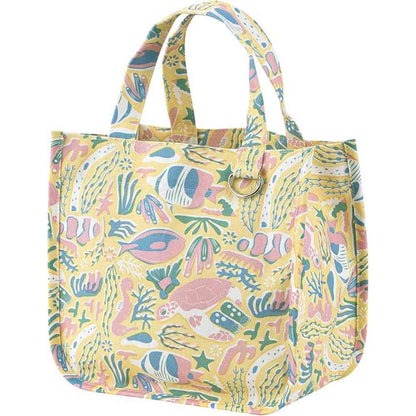 Ribuhato Tote Bag with Gusset CORAL REEF