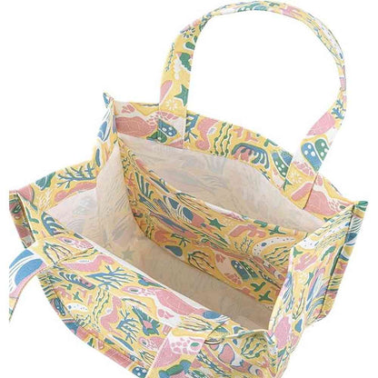 Ribuhato Tote Bag with Gusset CORAL REEF
