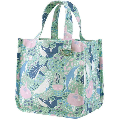 Ribuhato Tote Bag with Gusset IN THE SEA