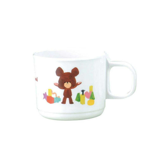 Kanto Plastic Bear School Mug White