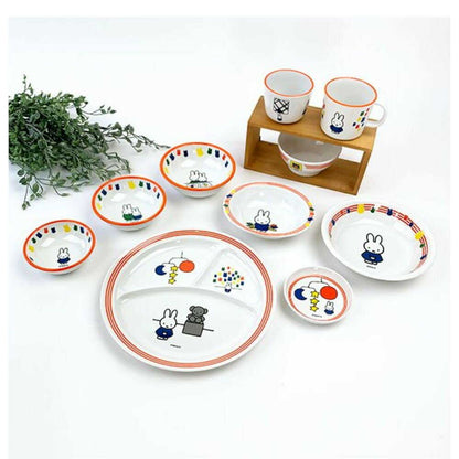 Kanto Plastic Miffy Deep Plate White