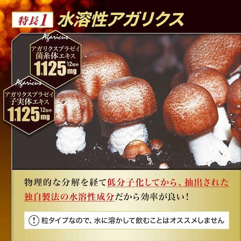 Yuuki Pharmaceutical Water-Soluble Agaricus DX 360 Tablets