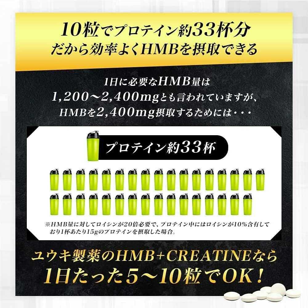 Yuuki Pharmaceutical HMB + Creatine Stand Pack 150 Capsules