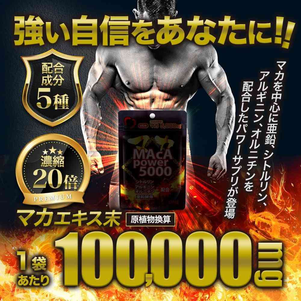 Yuuki Seiyaku Stand Pack Maca Power 5000 120 Tablets