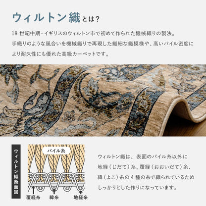 Wilton Rug ABERDEEN Laguna Approx. 230×230cm