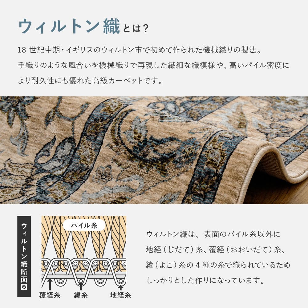 Wilton Rug ABERDEEN Raguna Approx. 160×235cm