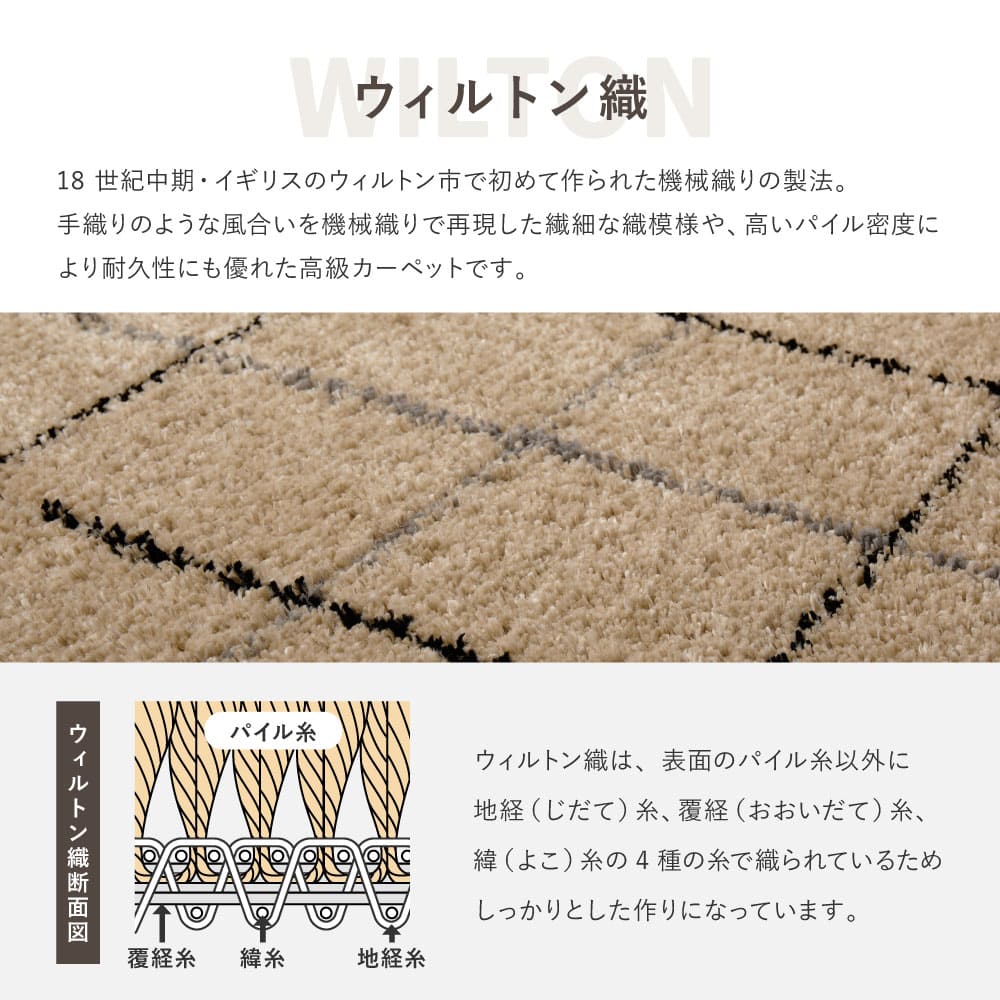 Wilton Rug BEDOUIN Rishad Ivory Approx. 200×250cm