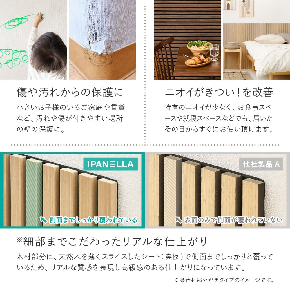 Acoustic Panel IPANELLA 6-Piece Set Beige & Light Brown
