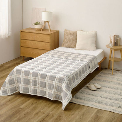 Design Gauze Blanket Double Approx. 180×200cm Square