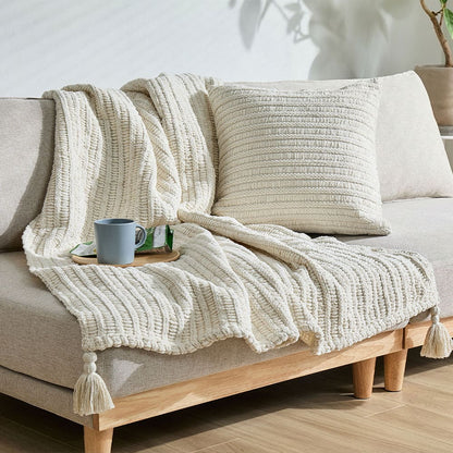 Anne Blanket Approx. 130×180cm Ivory