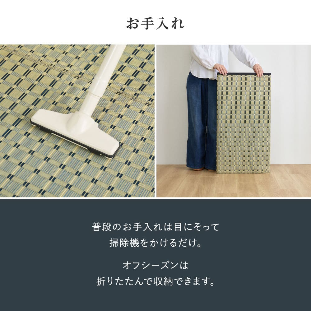 Igusa Carpet Kiyosumi Edo 8 Tatami Blue