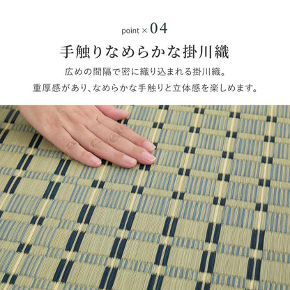 Igusa Carpet Kiyosumi Honma 6 Tatami Blue