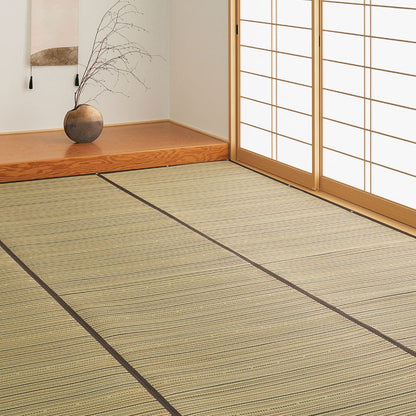 Igusa Carpet (Backed) Suzumi Edo 6 Tatami Brown