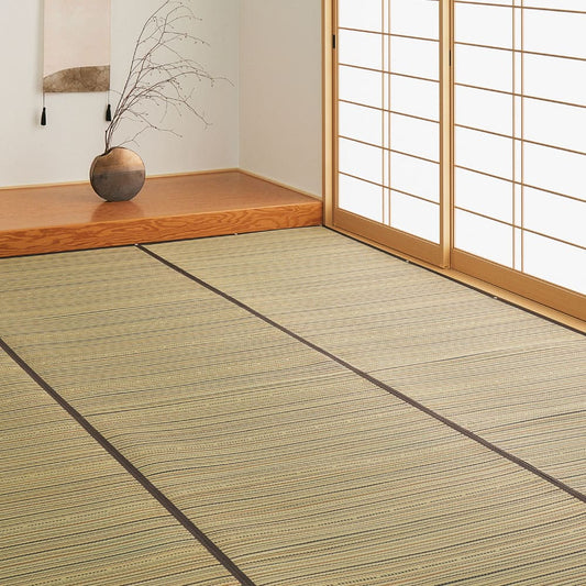 Igusa Carpet (Backed) Suzumi Edo 6 Tatami Brown