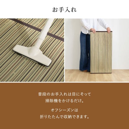 Igusa Carpet (Backed) Suzumi Edo 6 Tatami Brown