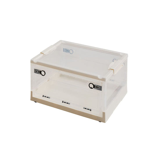 Foldable Storage Box Clear M 30L 5-Pack