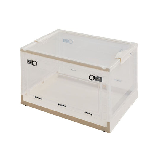 Foldable Storage Box Clear XL 66L 5-Pack