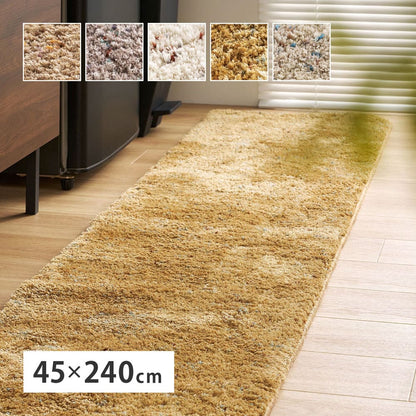Mix Shaggy Mat Riva Approx. 45×240cm Brown