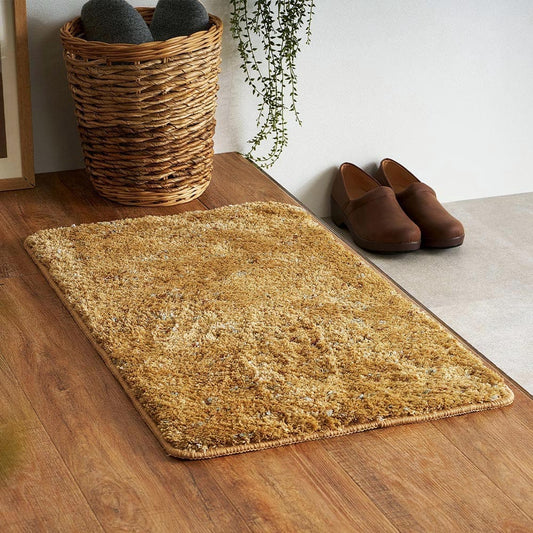 Mix Shaggy Mat Riva Approx. 45×75cm Mustard