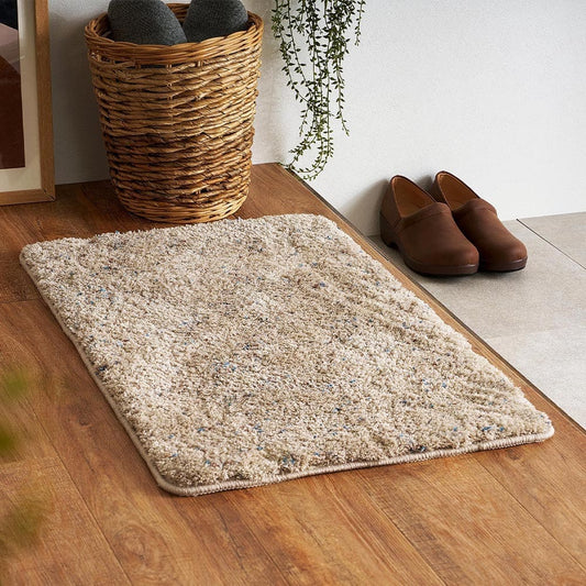 Mix Shaggy Mat Riva Approx. 45×75cm Sand Beige