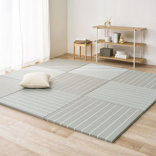 6-Piece Igusa Style Tatami Mat Kotolina Gray