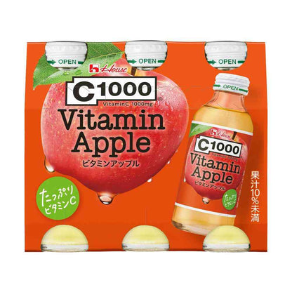 House C1000 Vitamin Apple 140ml x 6 Bottles