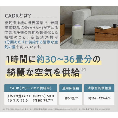 高機能 空気清浄機 sumuu ウキレ モスグレー 【直送品】 返品・キャンセル・他商品と同時購入は不可