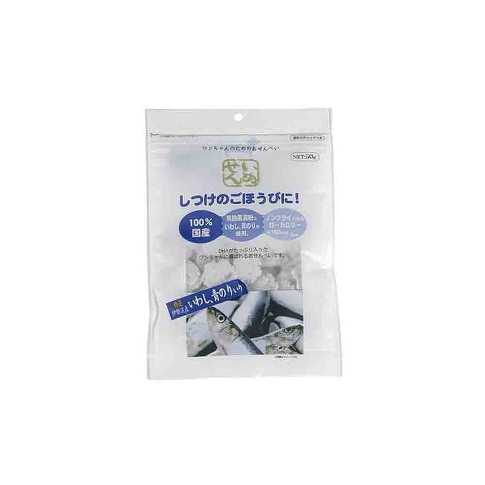 Arata Dog Senbei Sardine with Aonori 50g