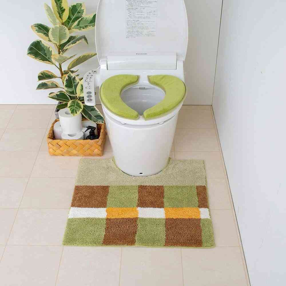 Fujie Marshmallow Toilet Mat Green