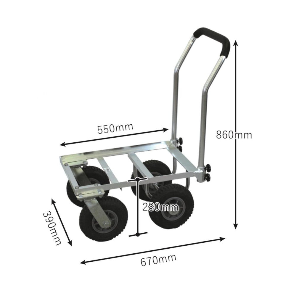 Aluminum Front Wheel Swivel Carry AK-46