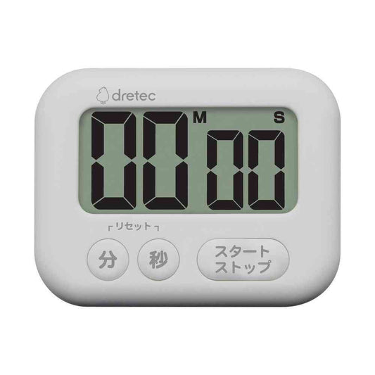 Dretec Large Screen Timer 'Shabon' White T-614WT