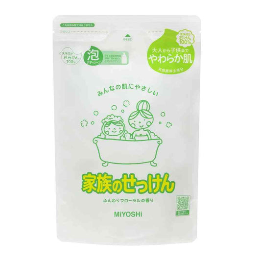 Miyoshi Soap Family Soap Foam Body Wash Refill 550ml