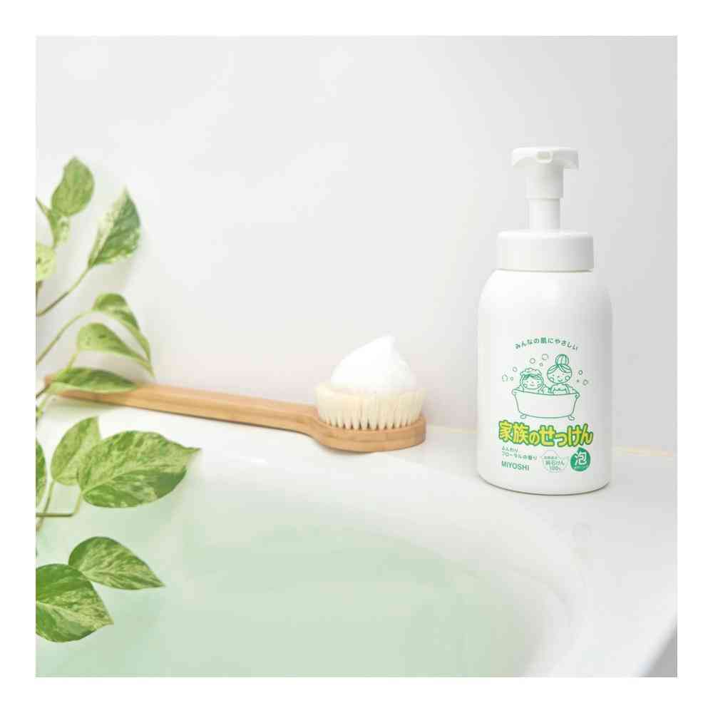 Miyoshi Soap Family Soap Foam Body Wash Refill 550ml