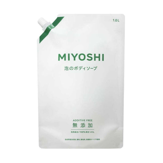 Miyoshi Additive-Free Soap Foaming Body Soap Refill 1000ml