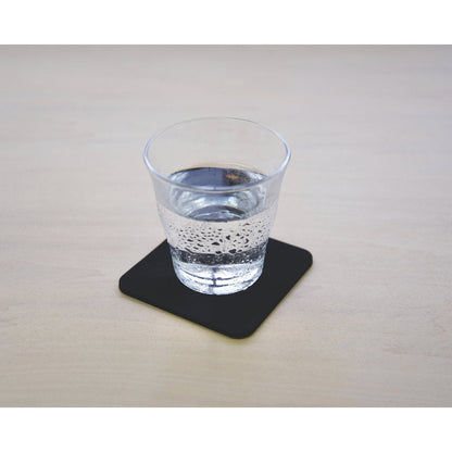 Aion Ultra Absorbent Coaster Square Black