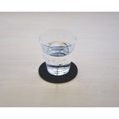 Aion Ultra Absorbent Coaster Round Black