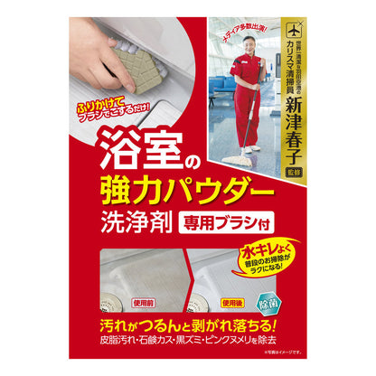 Aion (Haruko Niitsu) Powerful Powder Cleaner for Bathrooms with Dedicated Brush
