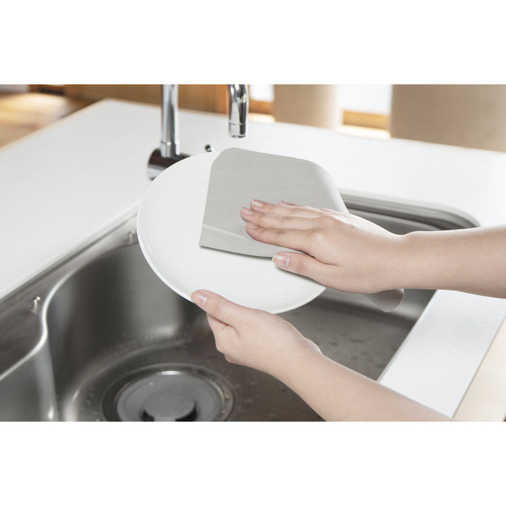 Aion Ultra Fast-Drying & Ultra Absorbent Draining Mat & Cloth L Size Black