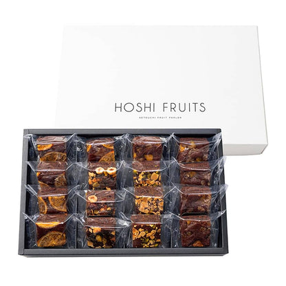 Luxurious Brownies with Nuts and Dried Fruits 16 Pieces