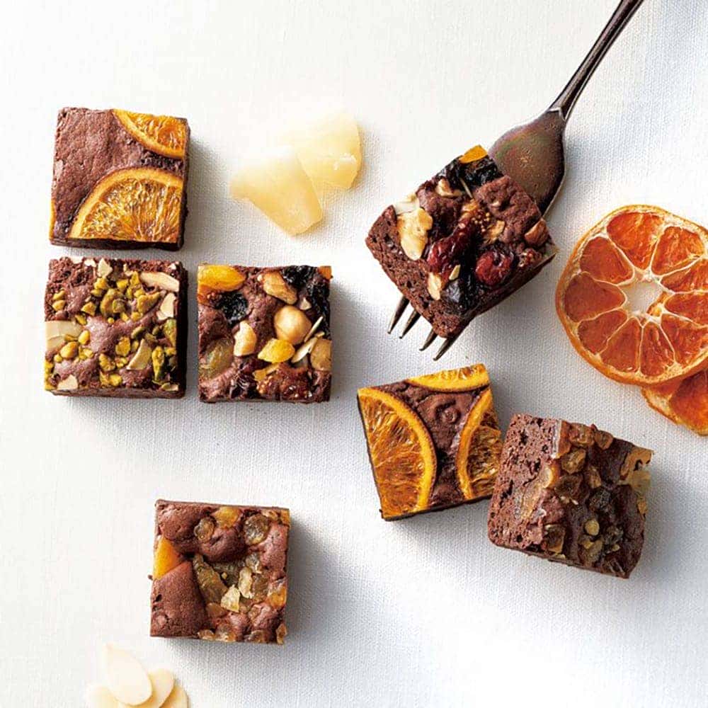 Luxury Brownies with Nuts and Dried Fruits - 20 Pieces