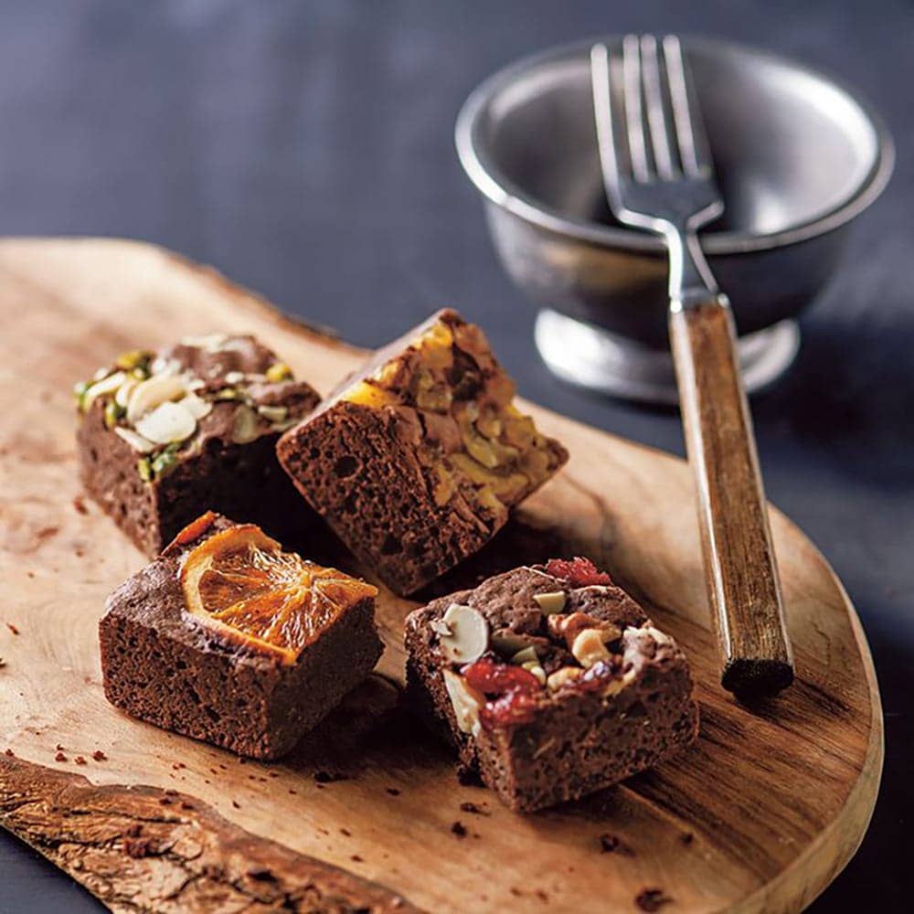 Luxury Brownies with Nuts and Dried Fruits - 20 Pieces
