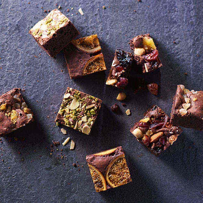 Luxury Brownies with Nuts and Dried Fruits