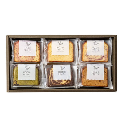 Hoshi Fruits Moist Fruit Pound Cake 6 Pieces